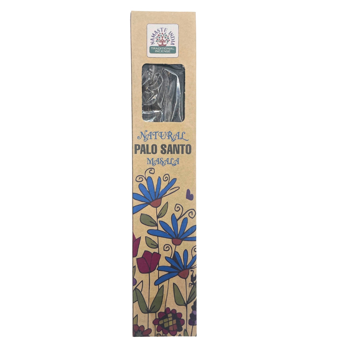 Natural Botanical Masala Backflow Incense Sticks - Palo Santo