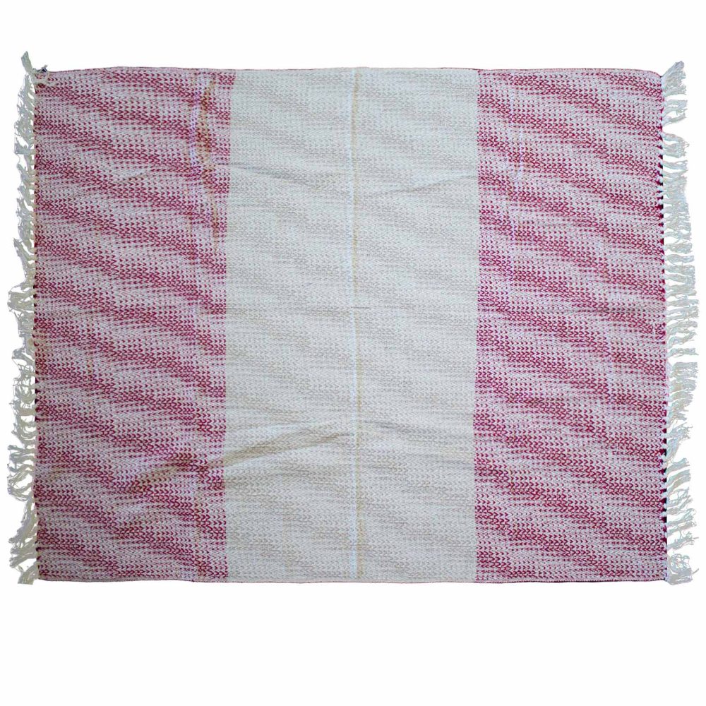 Boho Comfort Throws - 125 x 150 cm - Ruby Two Tone