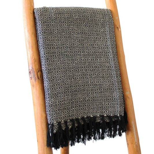 Boho Comfort Throws - 125 x 150 cm - Charcoal