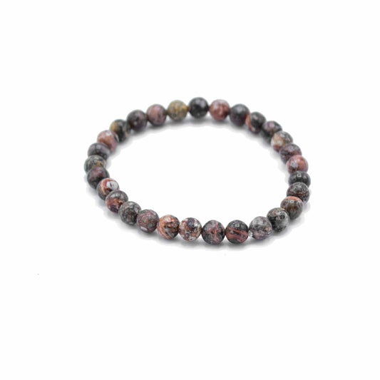 Gemstone Manifestation Bracelet Leopard Skin - Courage