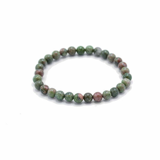 Gemstone Manifestation Bracelet Green Jasper - Growth