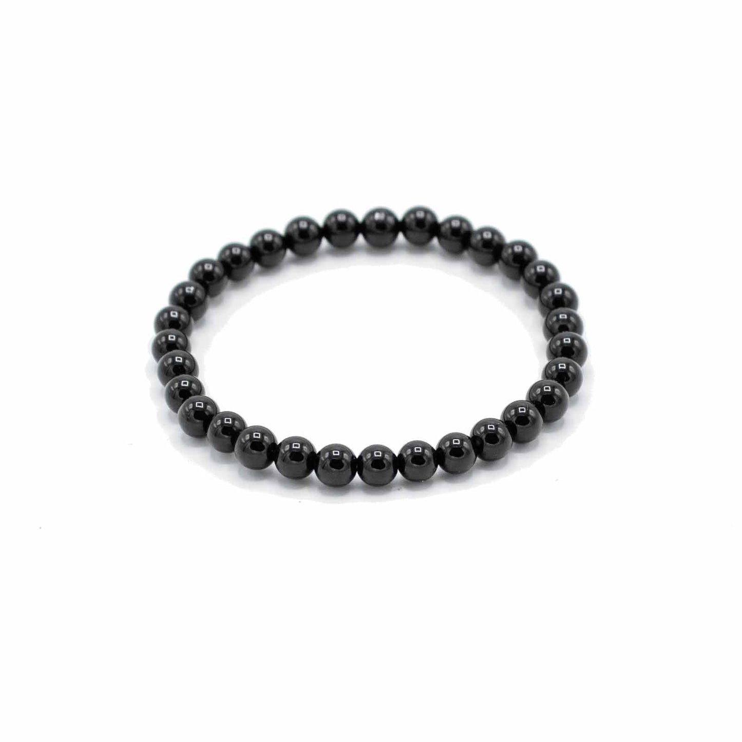 Gemstone Manifestation Bracelet Black Agate - Protection