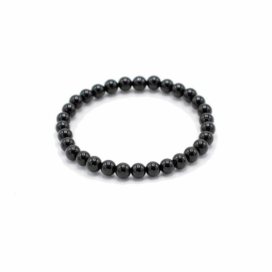 Gemstone Manifestation Bracelet Black Agate - Protection