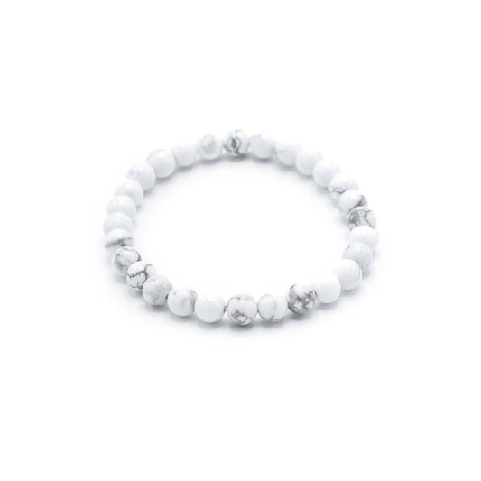 Gemstone Manifestation Bracelet White Jasper - Peace