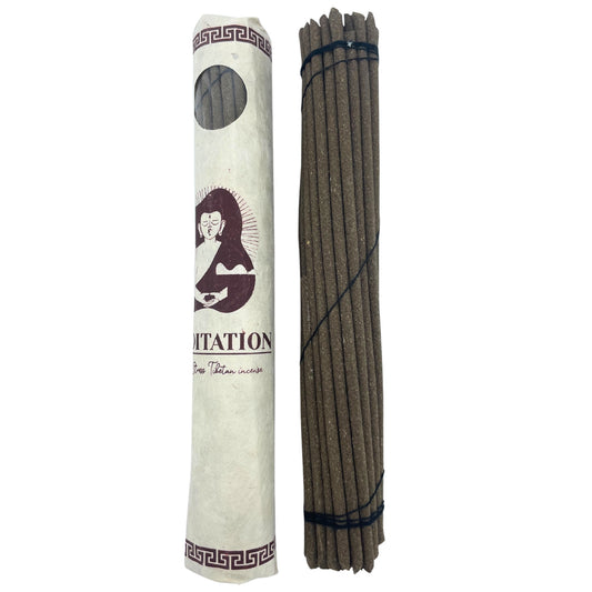 Rolled Pack of 30 Premium Tibetan Incense Sticks - Meditation