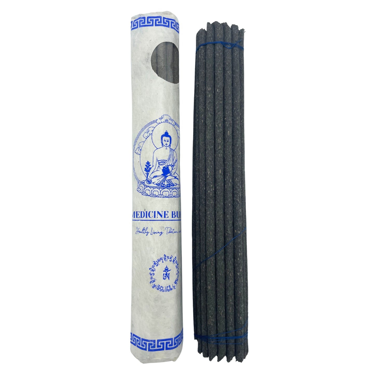 Rolled Pack of 30 Premium Tibetan Incense Sticks - Medicine Buddha