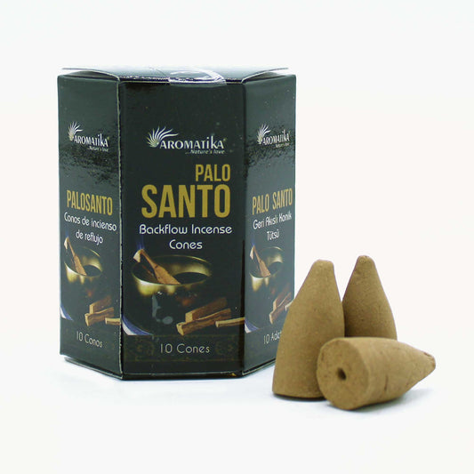 Pack of 10 Masala Backflow Cones - Palo Santo