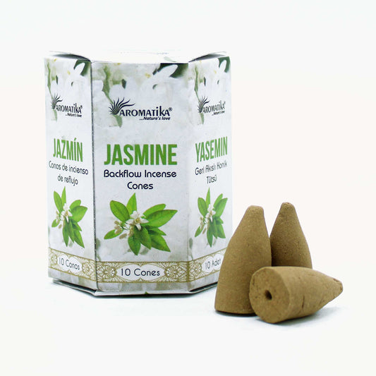 Pack of 10 Masala Backflow Cones - Jasmine