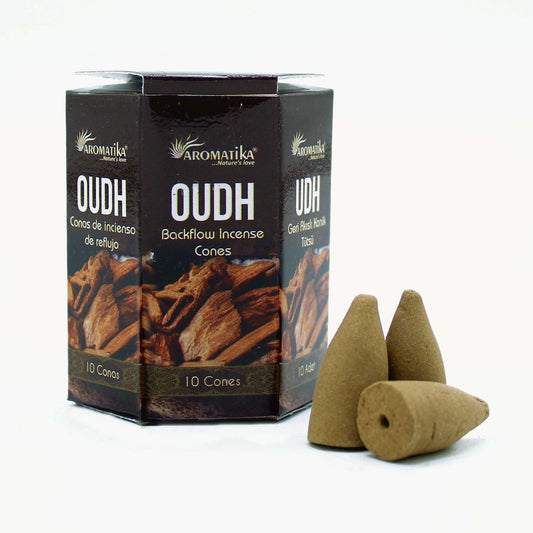 Pack of 10 Masala Backflow Cones - Oudh