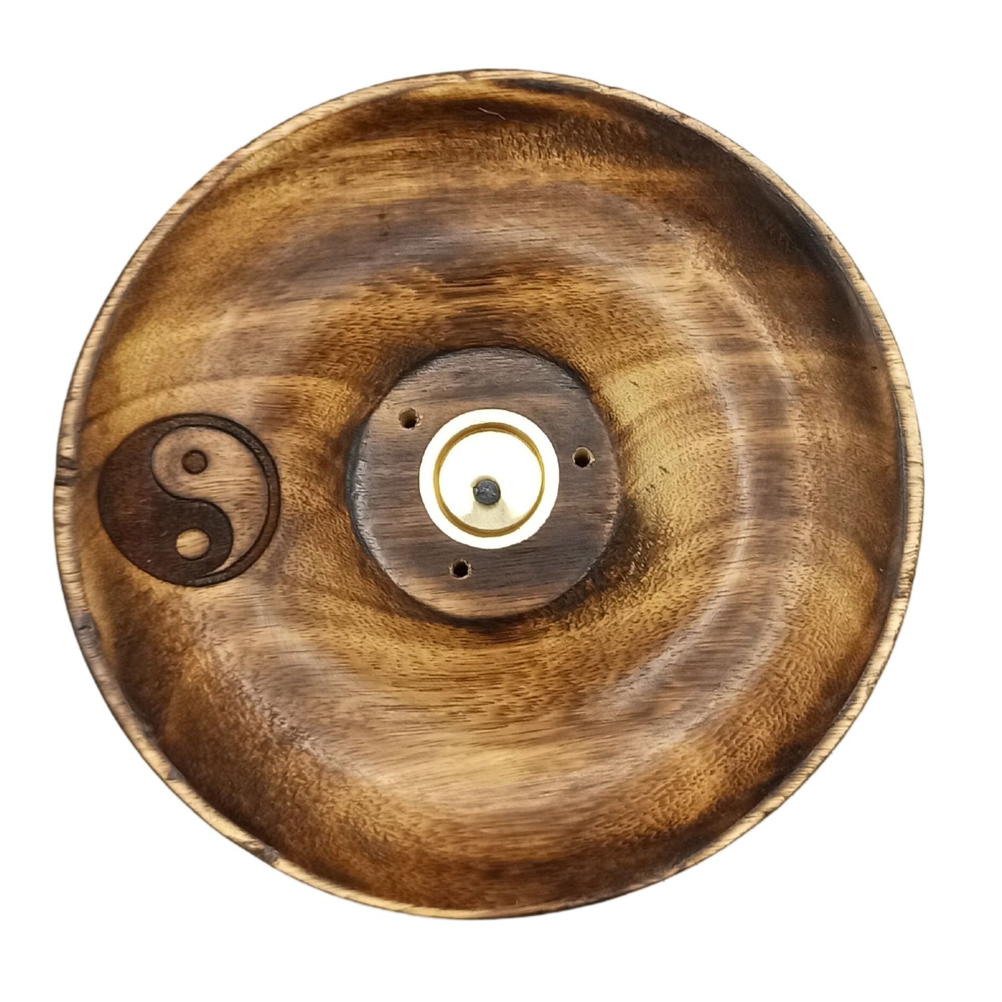 Incense Stick and Cone Burner Disc - Yin and Yang