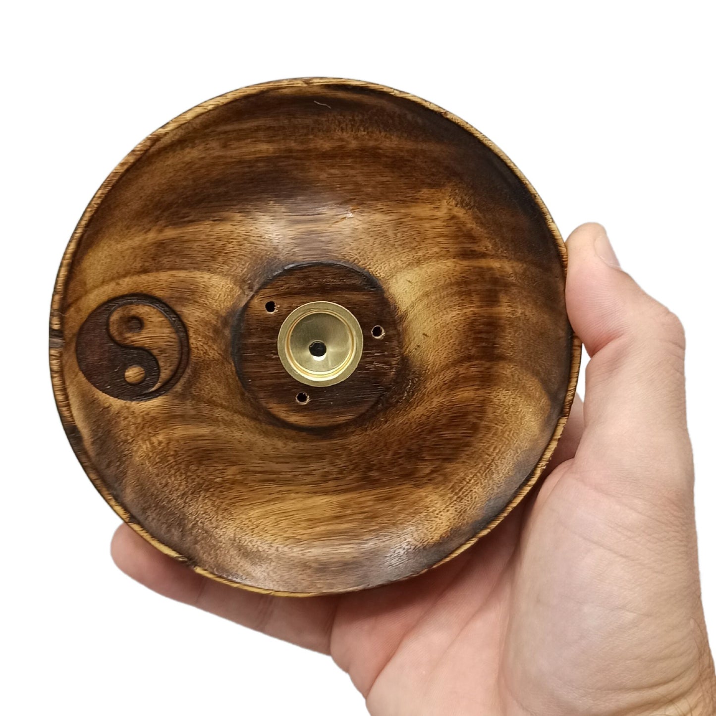 Incense Stick and Cone Burner Disc - Yin and Yang