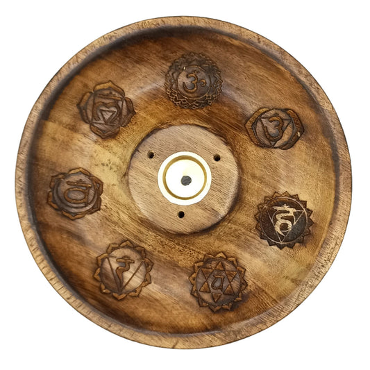 Incense Stick and Cone Burner Disc - 7 Chakra
