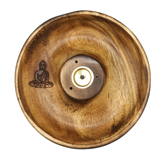 Incense Stick and Cone Burner Disc - Buddha