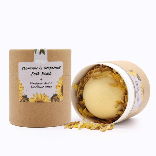 Sunflower Serenity Aromatherapy Bath Bomb Set