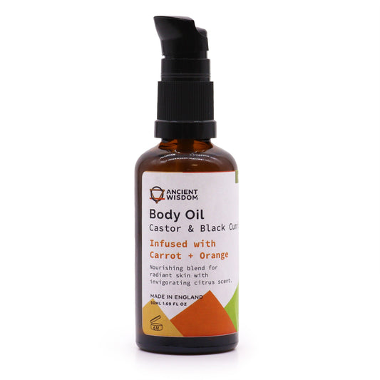 Organic Body Oil 50ml - Carrot and Orange