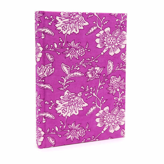 Cotton Bound Notebooks 20x15cm - 96 pages - Antique Fuchia