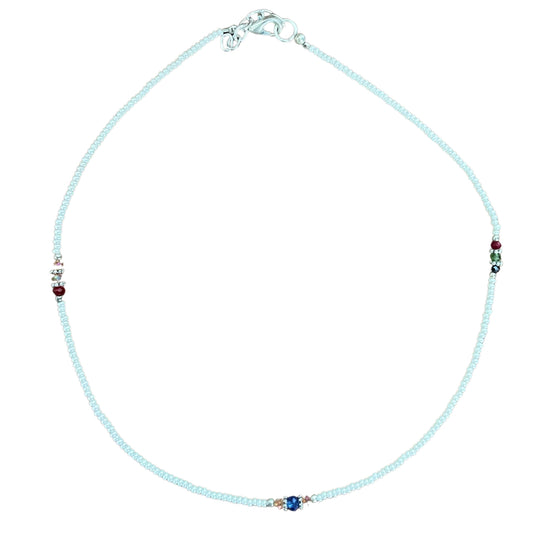 Pearl and Cut Beads Nepalese Extra Fine Gem Necklace
