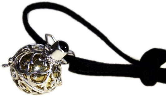 Silver Angel Bell - Night- time - 18mm