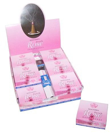 Satya Fresh Rose Dhoop Incense Cones