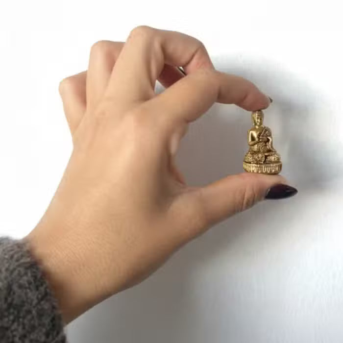 Brass Miniature Gods - Buddha   - 34mm