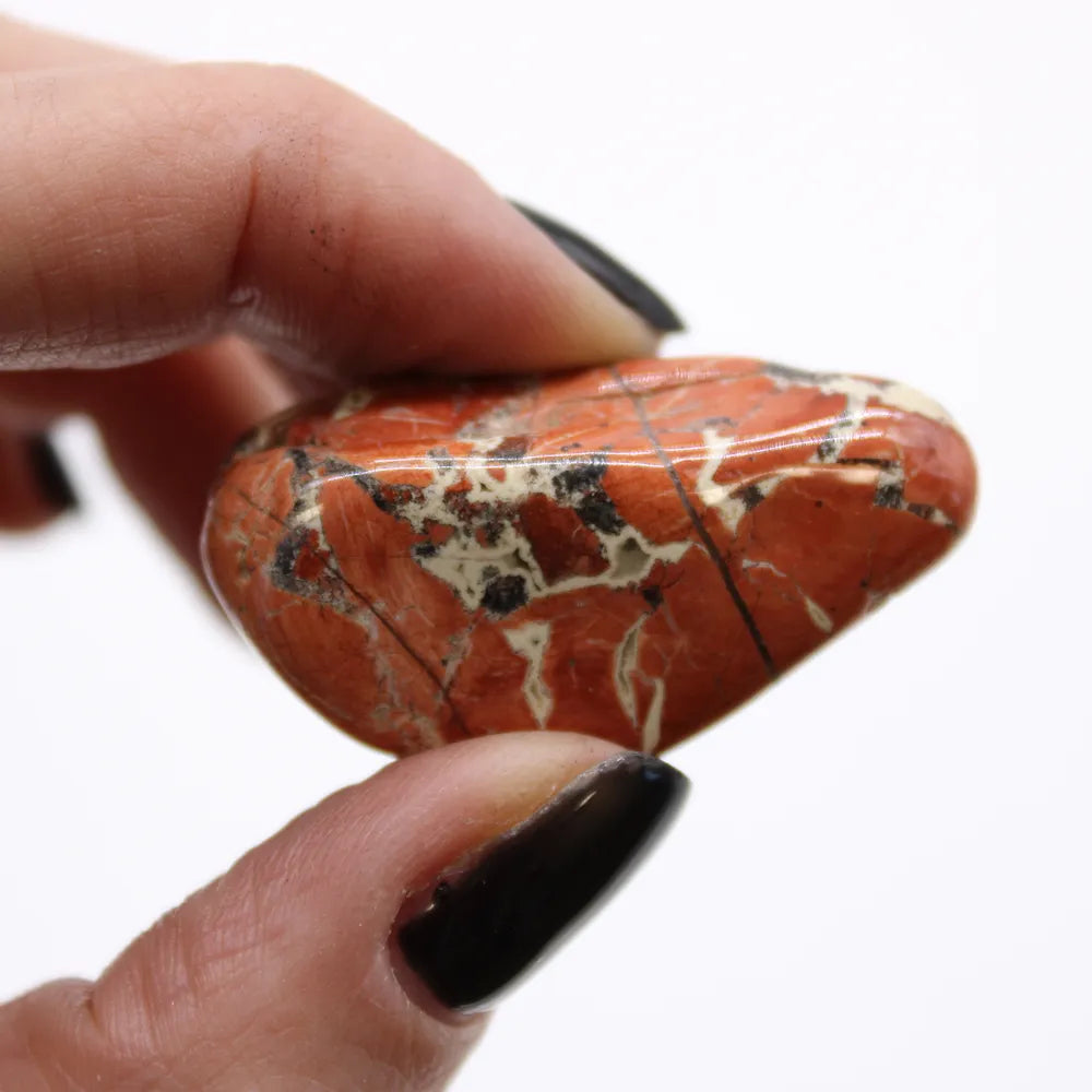 Brecciated Jasper Medium Tumblestone 12 Pack