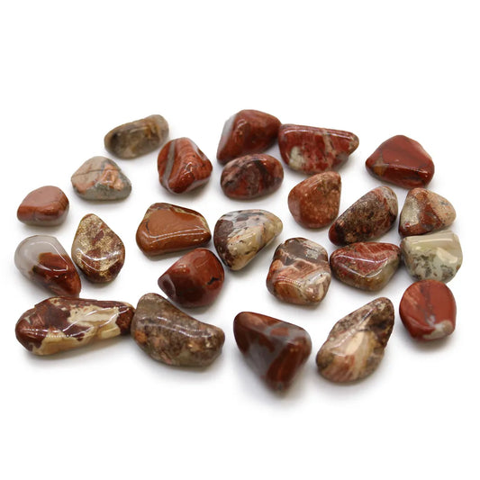 Brecciated Jasper Small Tumblestone 24 Pack