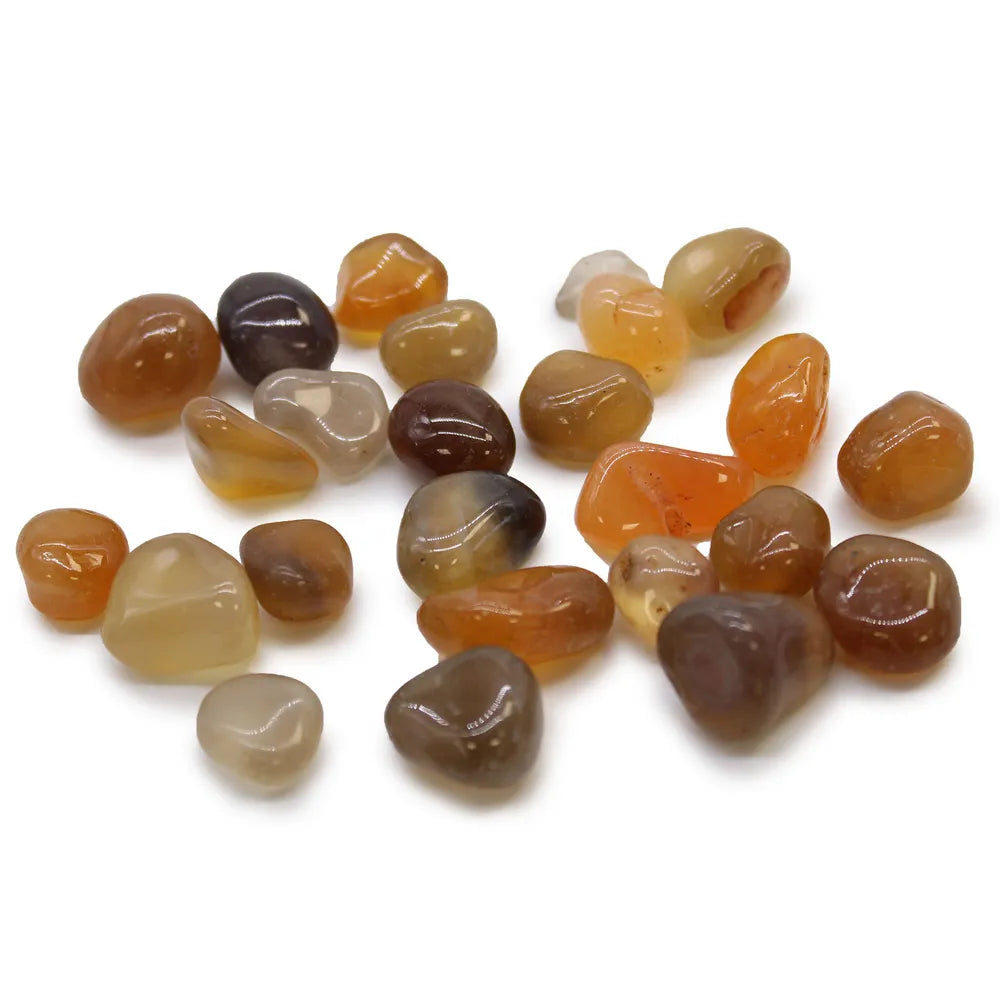 Carnelian Agate Small Tumblestone 24 Pack