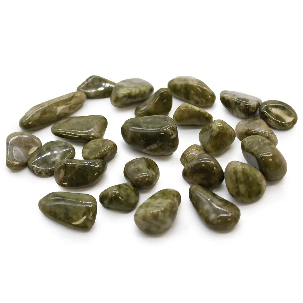 Snowflake Epidote Small Tumblestone 24 Pack