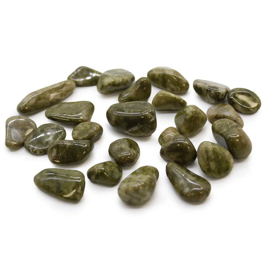 Snowflake Epidote Small Tumblestone 24 Pack