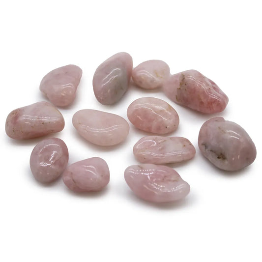 Rose Quartz Medium Tumblestone 12 Pack