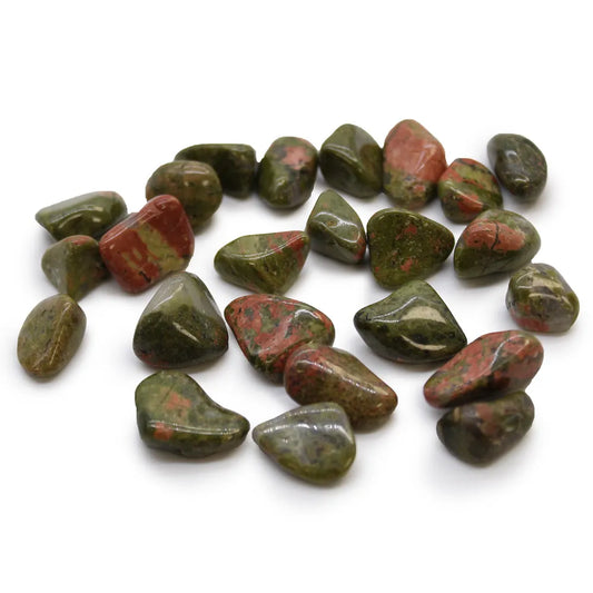 Unakite Small Tumblestone 24 Pack