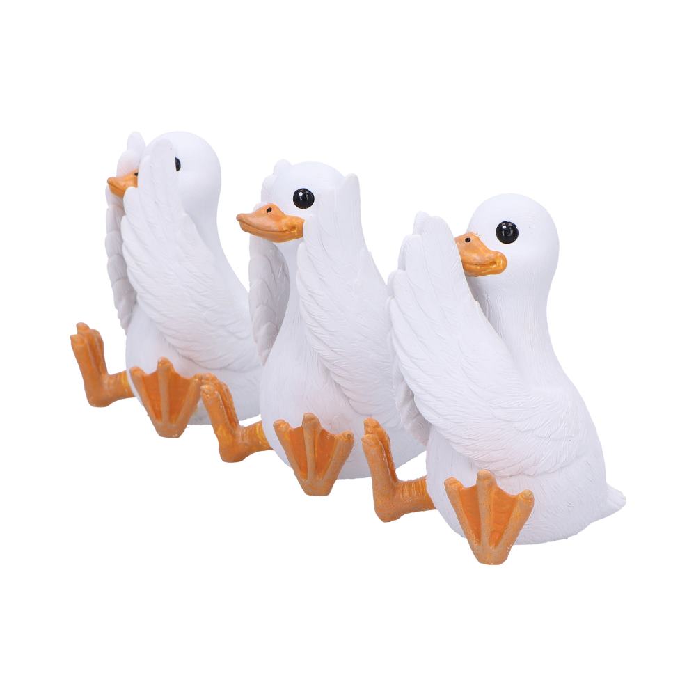 Three Wise Geese Figurines