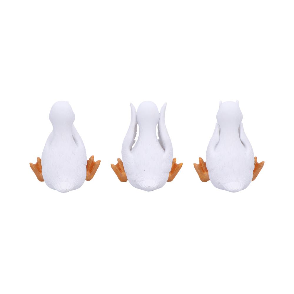 Three Wise Geese Figurines