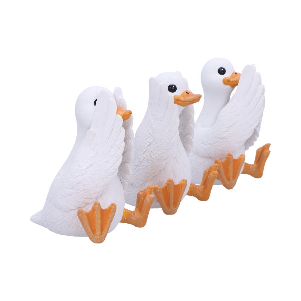 Three Wise Geese Figurines