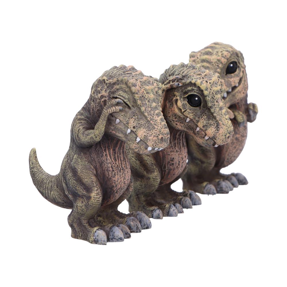 Three Wise Tyrannosaurus Rex Figurines