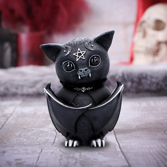 Beelzebat Occult Bat Cult Cutie resin figurine with pentagram and moon detailing