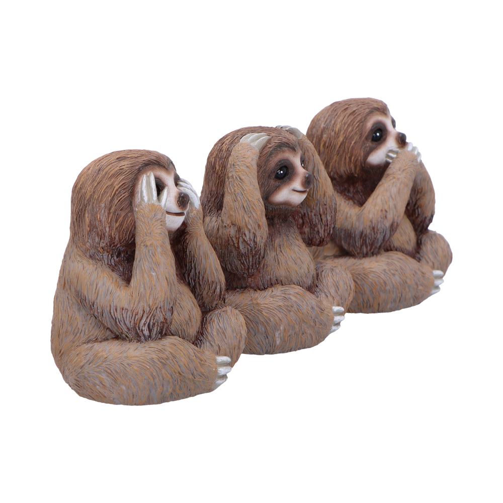 Three Wise Sloths Figurines