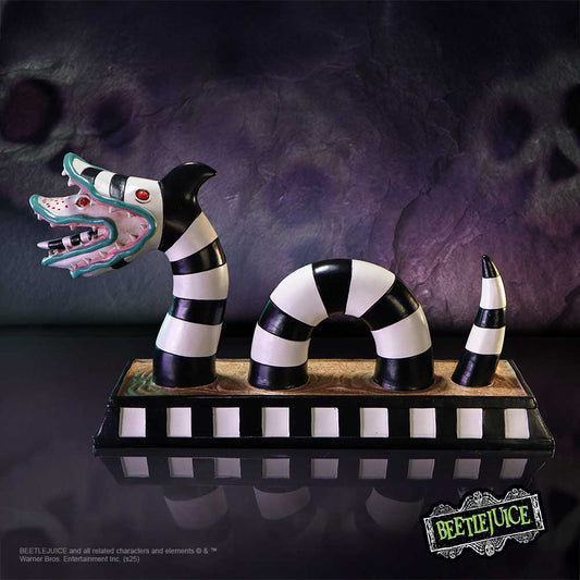 Beetlejuice Sandworm Figurine hand-painted polyresin Beetlejuice sandworm statue