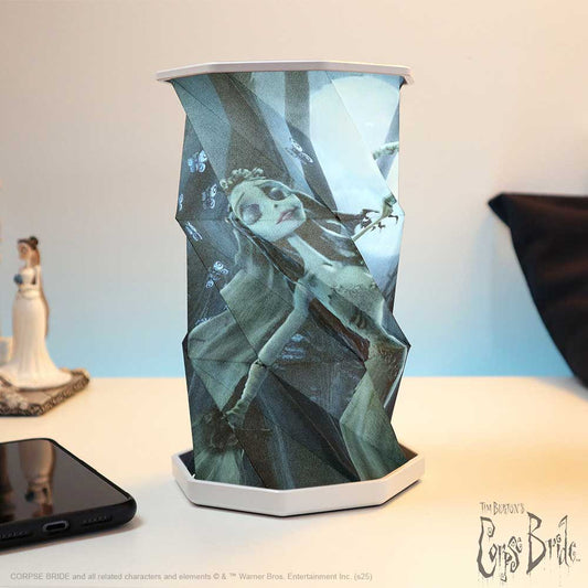 Corpse Bride Foldable Lamp foldable LED lamp with Corpse Bride artwork, USB-C rechargeable and touch-activated ambient lighting.