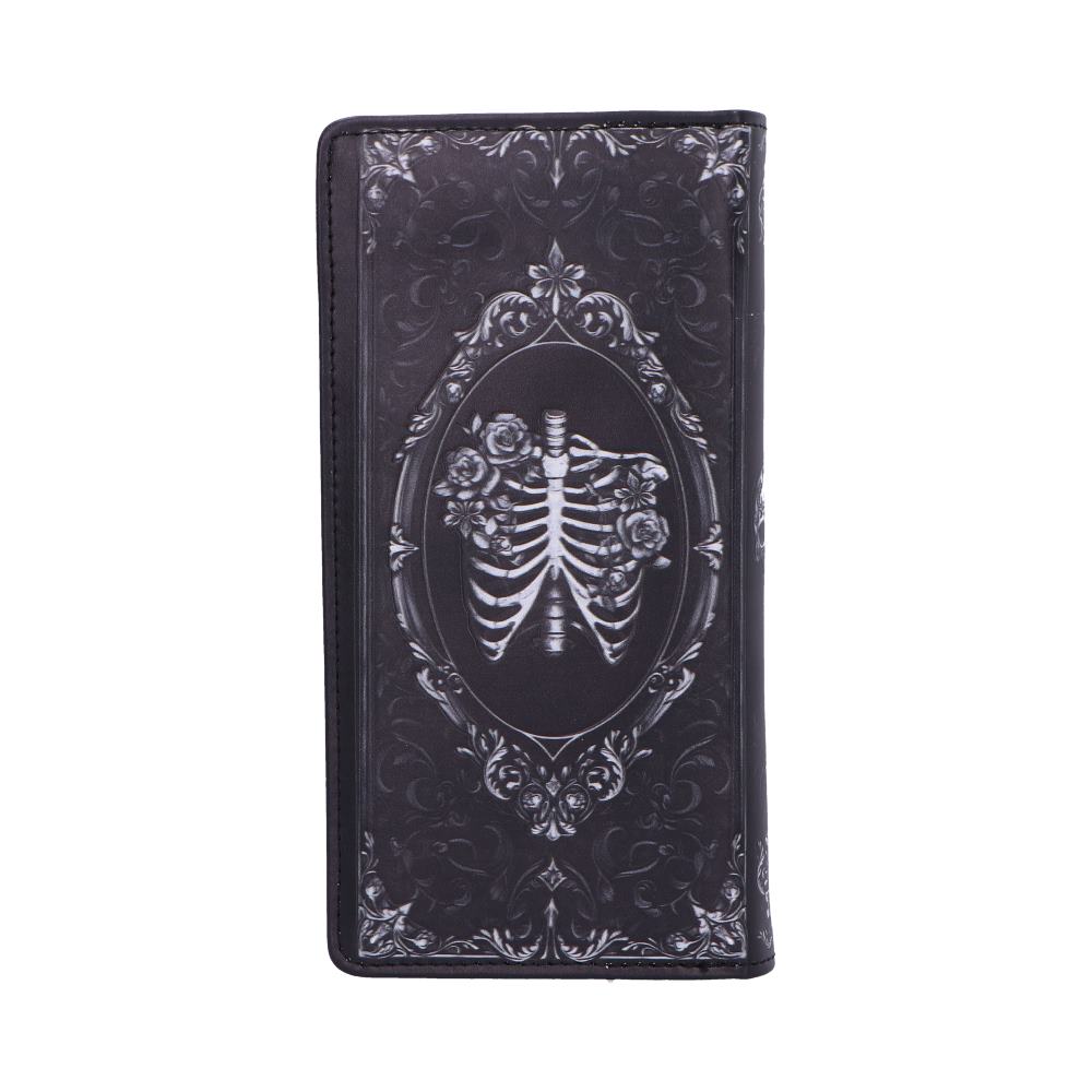 Baroque Skull Embossed Purse