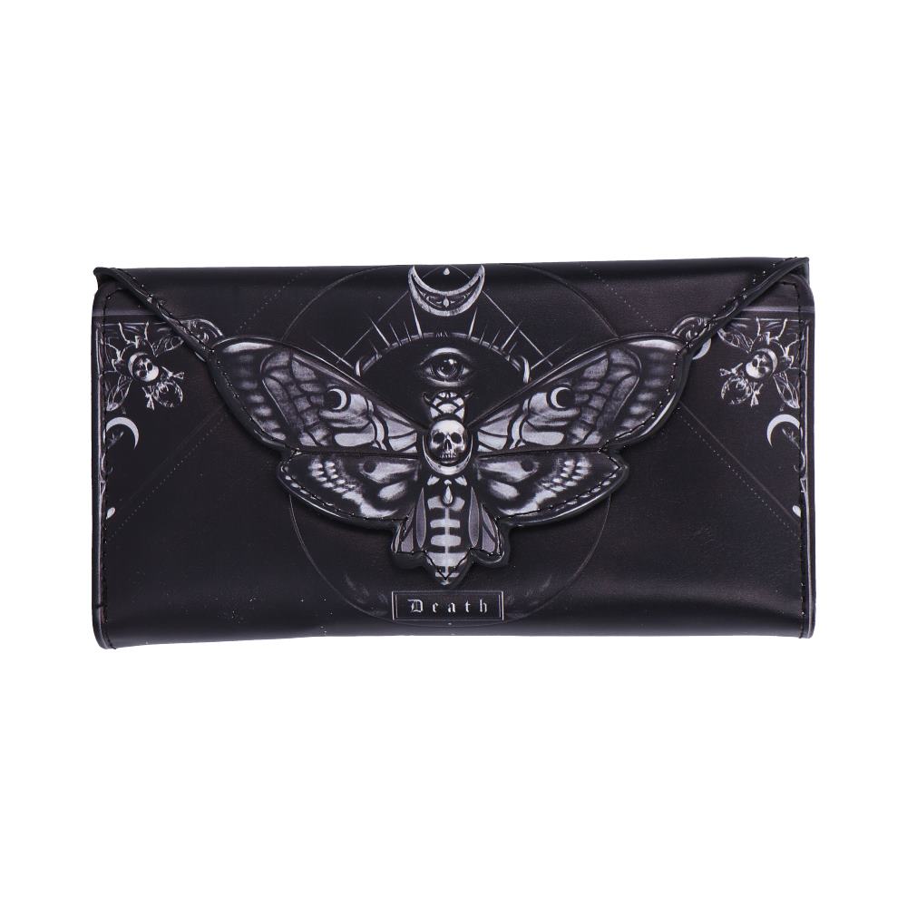 Deathâ€™s Head Moth Embossed Purse
