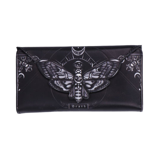 Deathâ€™s Head Moth Embossed Purse