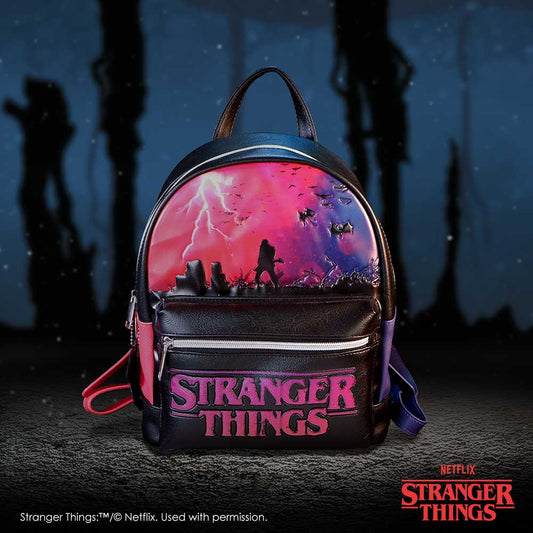 Stranger Things The Upside Down Backpack with graphic print
