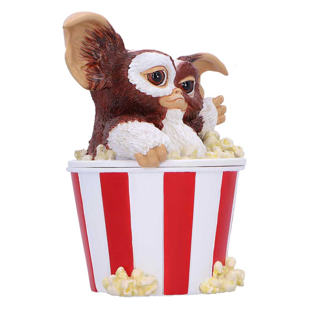 Gremlins Gizmo Feast Box - opposite angle showing Gizmo’s raised hand and popcorn details