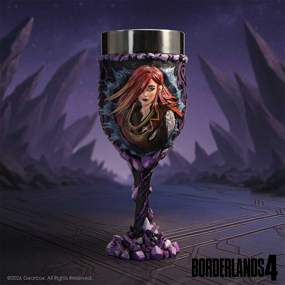 Borderlands 4 Lilith Goblet - displayed against a purple backdrop with the portrait facing forward