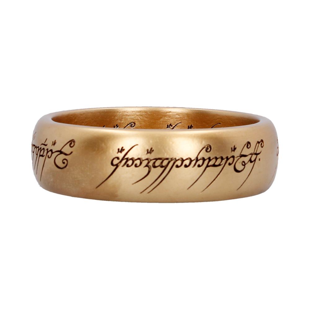 Opposite side of One Ring trinket dish with engraved-style lettering