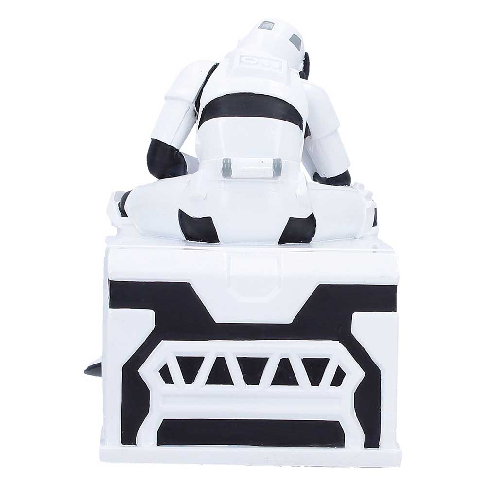 Rear of the Stormtrooper calendar showing armour and black-and-white crate