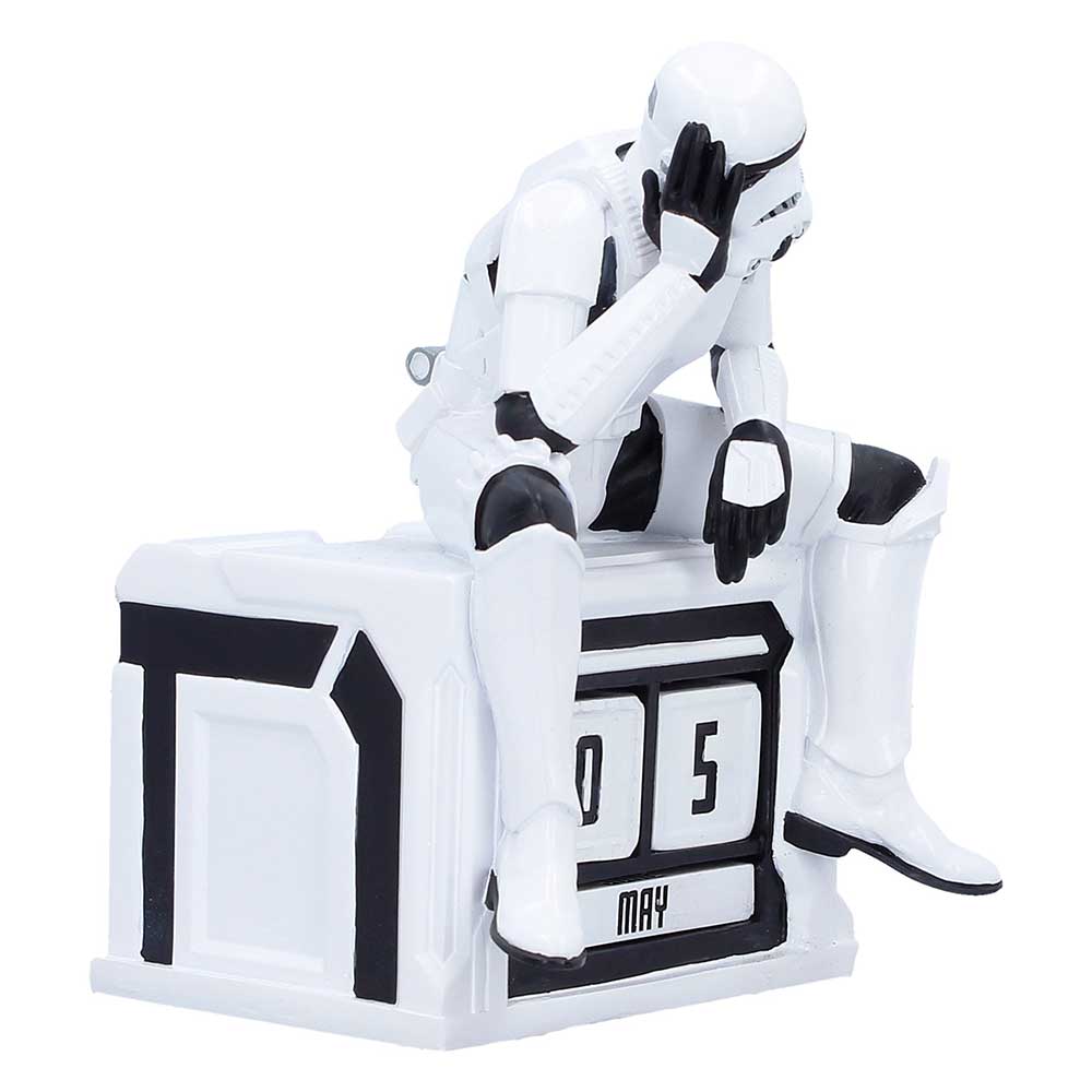 Opposite side of the slumped trooper above calendar blocks