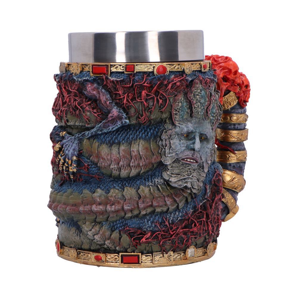 Elden Ring Rykard Tankard - opposite angle showing the red skull-like handle details
