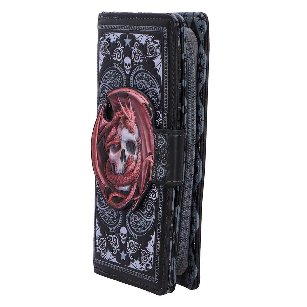 Skull Embrace Embossed Purse (AS)
